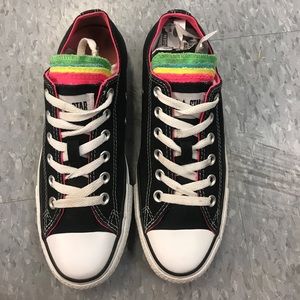Converse MultiColor 5 Tongue Chuck Taylors